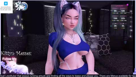 Snapshot of sassykittyn chatting on 10.22.25 Sassy Sami Kittyn online show from 10.22.25