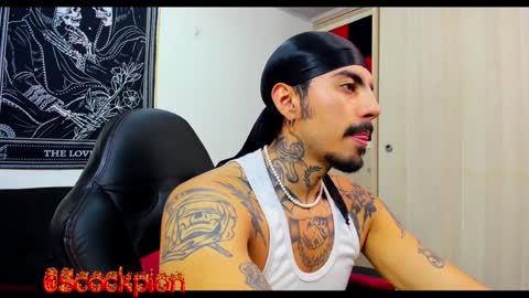 Snapshot of scockpion_ chatting on 01.22.25 Alejandro help me to reach 200 thumps up online show from 01.22.25