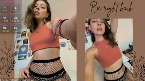 Aria Independent model online show from 01.19.26