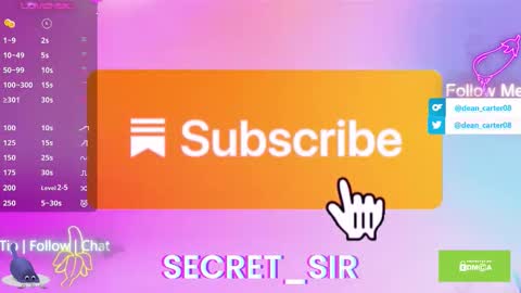 Dean Carter online show from 09.09.25