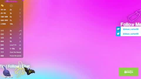 Dean Carter online show from 11.05.25