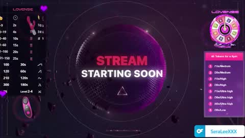 SeraLeeXXX online show from 10.23.25