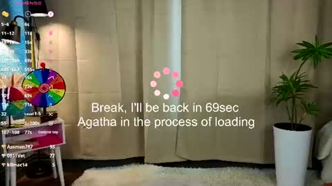 Snapshot of sexy_xs chatting on 06.29.26 Agatha online show from 06.29.26