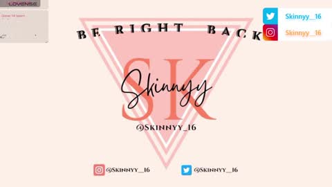 Snapshot of skinnyy_16 chatting on 01.31.25 Skinny online show from 01.31.25