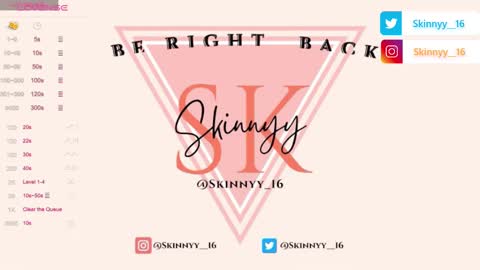 Snapshot of skinnyy_16 chatting on 03.11.25 Skinny online show from 03.11.25