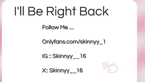 Skinnyy   online show from 07.12.26