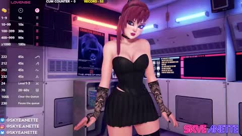 Snapshot of skyeanette chatting on 09.29.25 SkyeAnette online show from 09.29.25