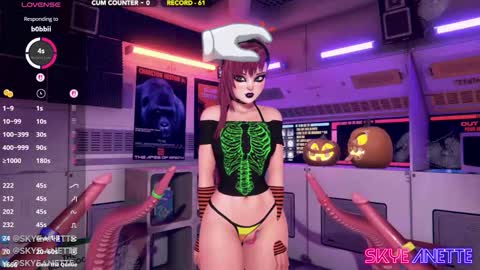 Snapshot of skyeanette chatting on 10.20.25 SkyeAnette online show from 10.20.25