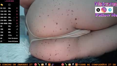 Snapshot of sofiamadisson chatting on 01.17.25 Sofia Madisson online show from 01.17.25