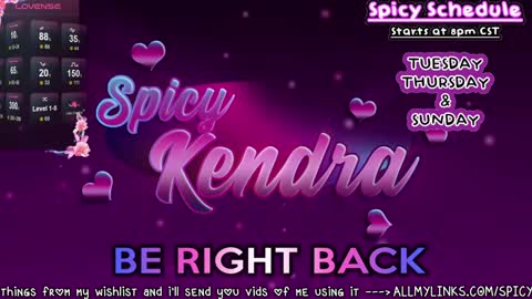 Kendra online show from 01.24.25