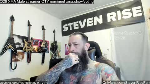 Snapshot of stevenrisenyc chatting on 04.25.26 StevenRiseNYC online show from 04.25.26