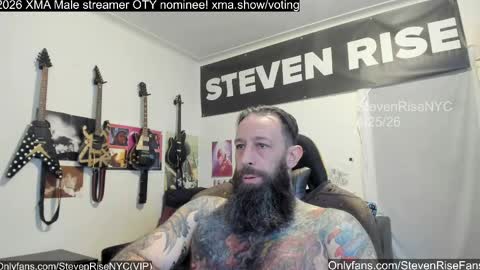 Snapshot of stevenrisenyc chatting on 04.27.26 StevenRiseNYC online show from 04.27.26