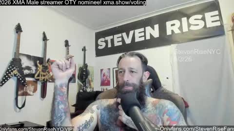 Snapshot of stevenrisenyc chatting on 05.04.26 StevenRiseNYC online show from 05.04.26