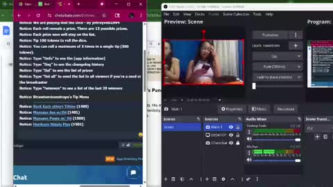 Snapshot of strawberriesxstraps chatting on 11.20.25 Strawberries X Straps online show from 11.20.25