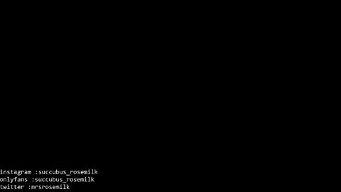Succubus RoseMilk online show from 01.16.25