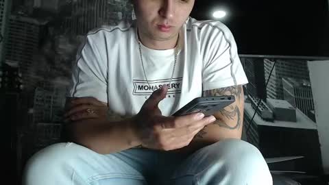 Snapshot of theangelmiguel chatting on 12.15.24 Miguel Angel online show from 12.15.24
