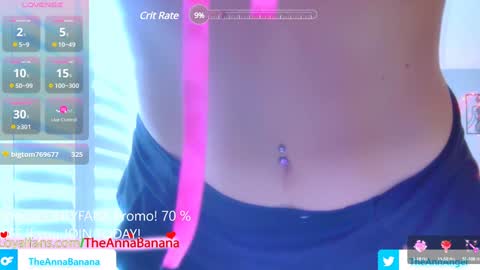 Snapshot of theannabanana chatting on 12.03.24 Anna Banana AKA Ann Angel online show from 12.03.24