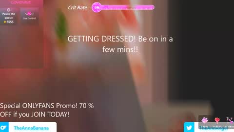 Snapshot of theannabanana chatting on 02.12.25 Anna Banana AKA Ann Angel online show from 02.12.25