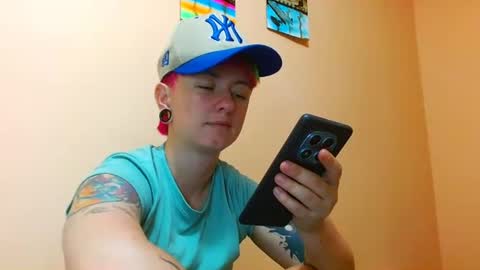 Snapshot of tomboyblue chatting on 07.23.26 Blue online show from 07.23.26
