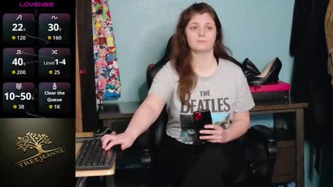 Snapshot of treejeanne chatting on 01.13.26 TreeJeanne online show from 01.13.26