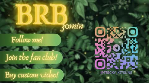 trickykitsune online show from 09.14.25