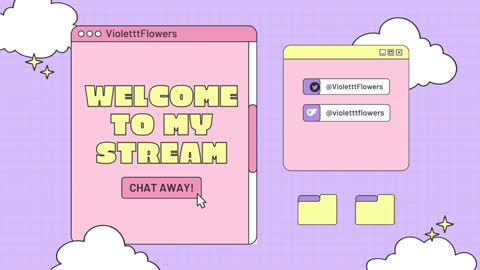 Violet Flowers online show from 12.30.24