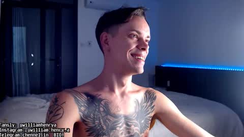 Snapshot of william_henry_a chatting on 10.27.25 William online show from 10.27.25