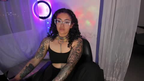 Snapshot of witchofhearts chatting on 01.30.25 Luna Violeta A r t i s t online show from 01.30.25