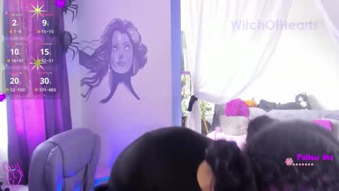 Snapshot of witchofhearts chatting on 02.02.26 Luna Violeta A r t i s t online show from 02.02.26