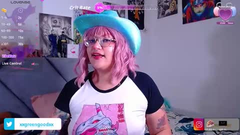 xxgreengoodxx online show from 10.15.25