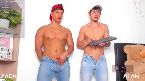 Snapshot of zack_and_alan chatting on 10.29.25 zack online show from 10.29.25