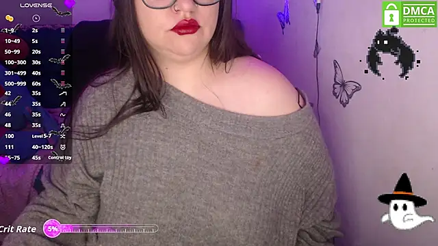 Snapshot of MeowMeowZoe chatting on 10.15.25 MeowMeowZoe online show from 10.15.25