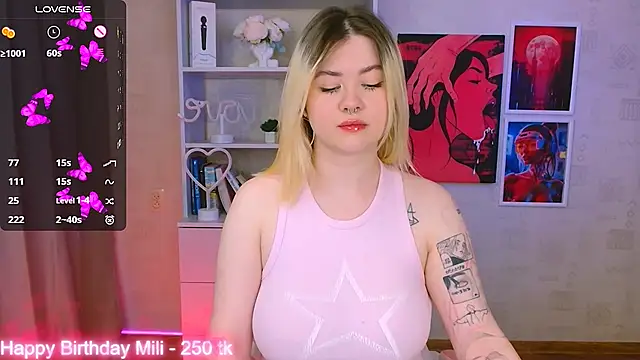 cutie mili online show from 01.24.25