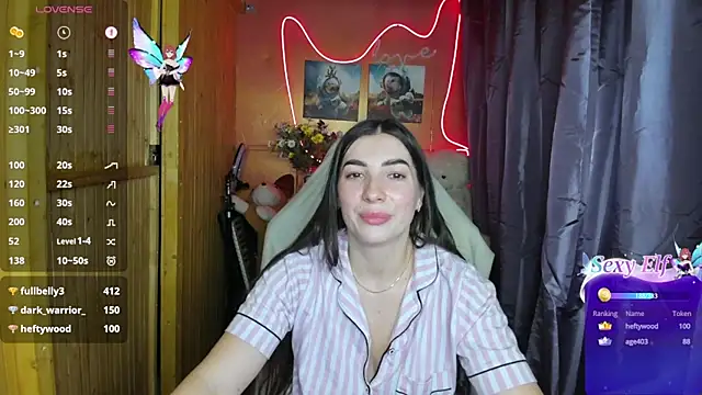 Snapshot of Fiery_Brunette_ chatting on 01.01.25 Fiery Brunette online show from 01.01.25