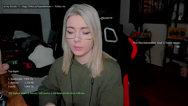 Lisaonthemoon online show from 01.10.26