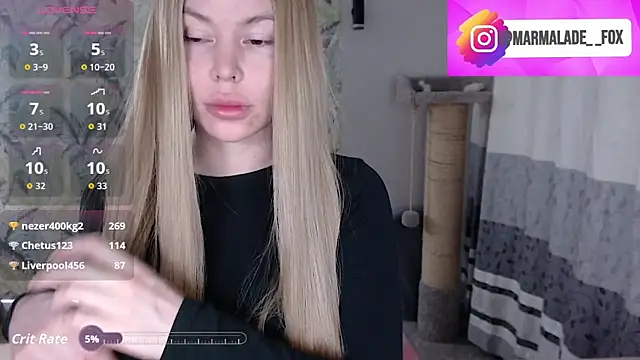 Marmalade Fox online show from 03.27.26