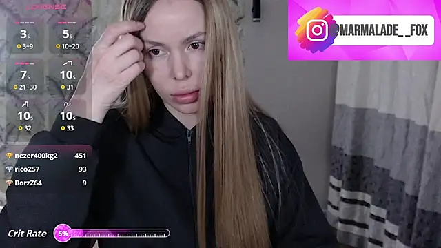 Marmalade Fox online show from 04.12.26