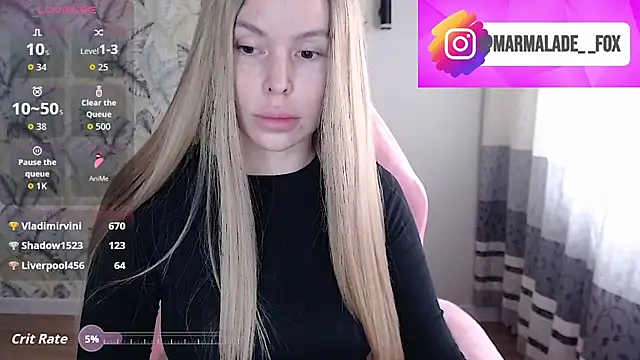 Marmalade Fox online show from 04.18.26