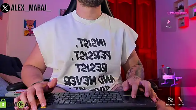 Snapshot of Alex_maraj chatting on 10.30.25 Alex maraj online show from 10.30.25