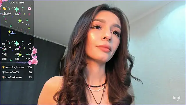Snapshot of Lisolin chatting on 01.26.25 Lisolin online show from 01.26.25