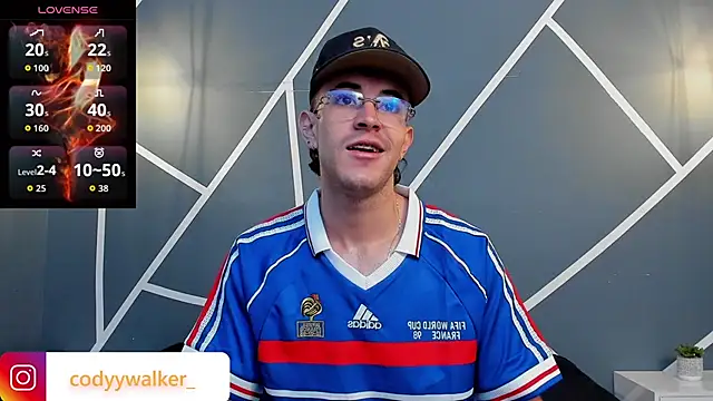Snapshot of CodyWalkerR chatting on 04.24.26 CodyWalkerR online show from 04.24.26