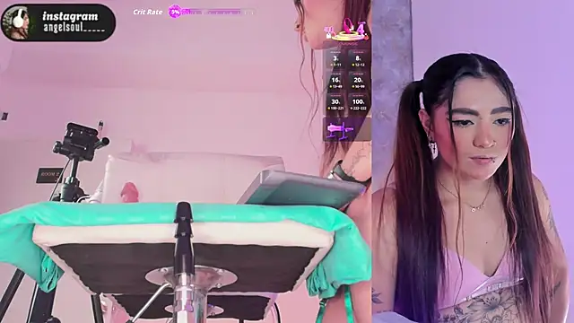 Snapshot of Angelst__ chatting on 10.02.25 Angelst online show from 10.02.25