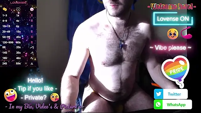 RealManHaveHairy online show from 10.20.25