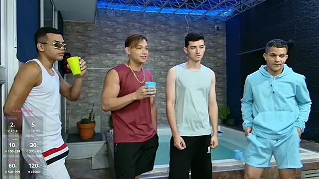 Snapshot of Boysgang_sex chatting on 01.20.25 Boysgang sex online show from 01.20.25