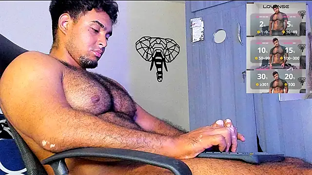 Big furry bear13 online show from 03.08.25
