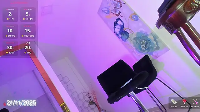 Sussy Hots online show from 11.21.25