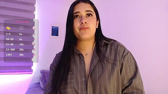 Snapshot of Megan_FE chatting on 10.03.25 Megan FE online show from 10.03.25