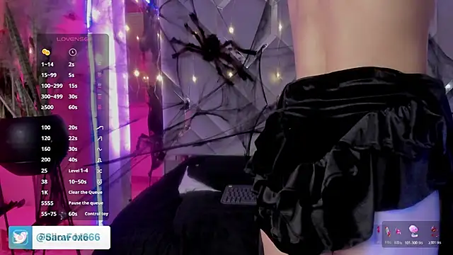 Sara Foxx1 online show from 10.31.25