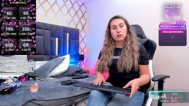 Snapshot of RubbyTaylor chatting on 02.24.25 RubbyTaylor online show from 02.24.25