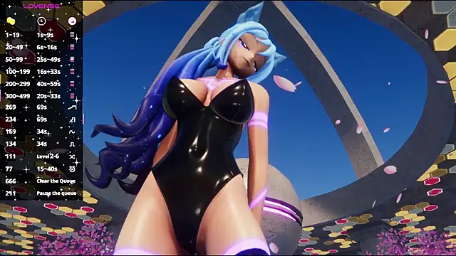 Snapshot of ElfieLove chatting on 10.12.25 ElfieLove online show from 10.12.25